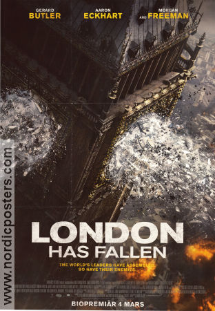 London Has Fallen 2016 poster Gerard Butler Babak Najafi