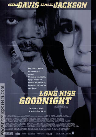 Long Kiss Goodnight 1996 poster Geena Davis Samuel L Jackson Yvonne Zima Renny Harlin