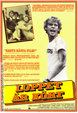 Loppet är kört 1979 poster Dennis Christopher Dennis Quaid Daniel Stern Peter Yates Sport