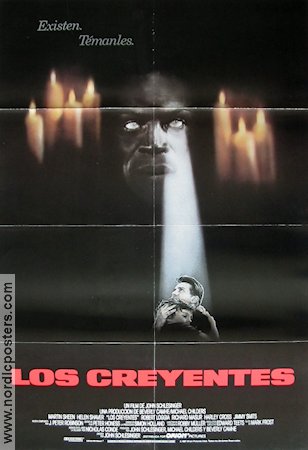 Los Creyentes 1987 poster Martin Sheen Helen Shaver Harley Cross John Schlesinger