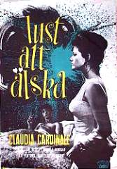 Lust att älska 1963 poster Claudia Cardinale