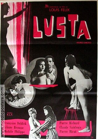 Lusta 1964 poster Louis Felix