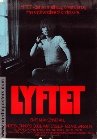 Lyftet 1978 poster Anders Lönnbro Bodil Mårtensson Roland Jansson Weiron Holmberg Siv Ericks Kenneth Ahl Pengar