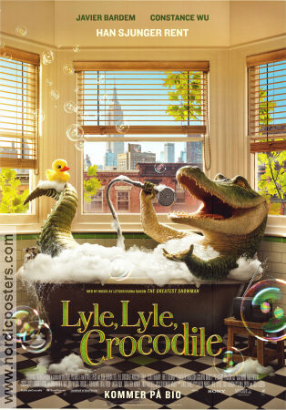 Lyle Lyle Crocodile 2022 poster Javier Bardem Josh Gordon Animerat