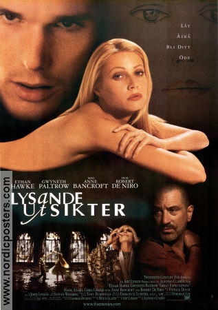 Lysande utsikter 1998 poster Ethan Hawke Gwyneth Paltrow Robert De Niro Alfonso Cuaron