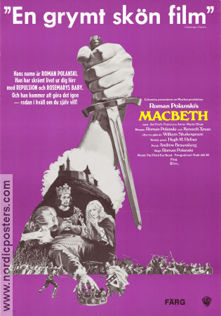 Macbeth 1971 poster Jon Finch Roman Polanski