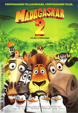 Madagaskar 2 2008 poster Eric Darnell Hitta mer: Africa Animerat