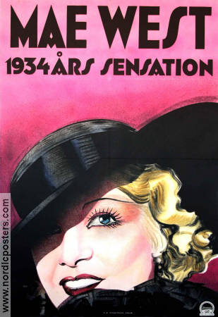 Mae West 1934 poster Mae West Hitta mer: Stock poster