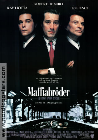 Maffiabröder 1990 poster Robert De Niro Joe Pesci Ray Liotta Martin Scorsese Maffia