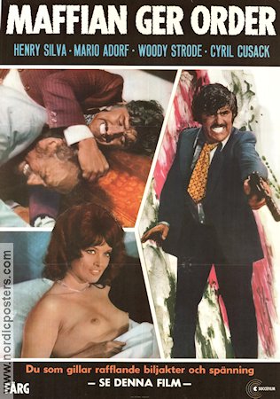 Maffian ger order 1973 poster Henry Silva Cyril Cusack Fernando Di Leo Maffia