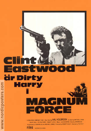 Magnum Force 1973 poster Clint Eastwood Hal Holbrook Mitchell Ryan Ted Post Hitta mer: Dirty Harry Vapen Poliser