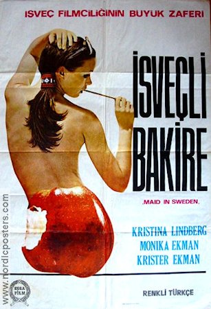 Maid in Sweden 1971 poster Christina Lindberg Affischen från: Türkiye