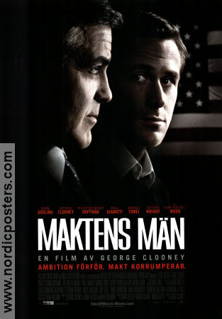 Maktens män 2011 poster George Clooney Ryan Gosling Philip Seymour Hoffman George Clooney