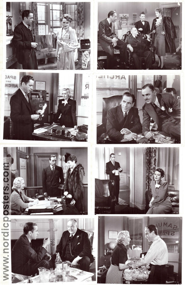 The Maltese Falcon 1941 filmfotos Humphrey Bogart Mary Astor Gladys George Peter Lorre John Huston Film Noir