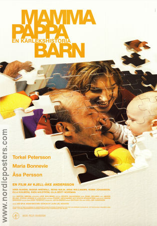 Mamma pappa barn 2003 poster Torkel Petersson Maria Bonnevie Åsa Persson Kjell-Åke Andersson Barn