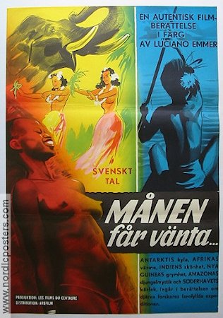 Månen får vänta 1959 poster Luciano Emmer Dokumentärer