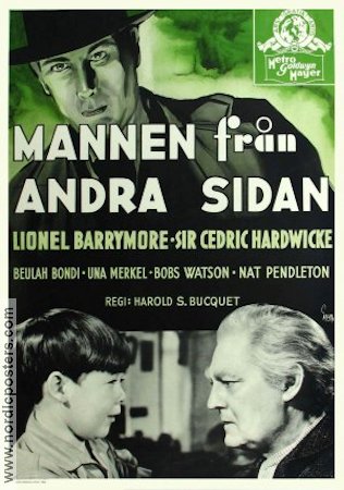 Mannen från andra sidan 1939 poster Lionel Barrymore Cedric Hardwicke