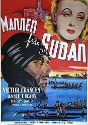 Mannen från Sudan 1942 poster Victor Francen