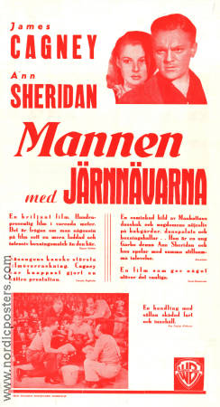 Mannen med järnnävarna 1940 poster James Cagney Ann Sheridan Anatole Litvak Boxning