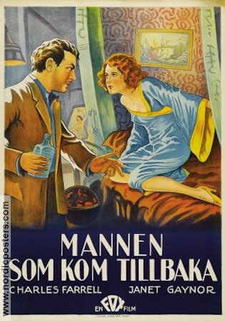 Mannen som kom tillbaka 1931 poster Janet Gaynor Charles Farrell