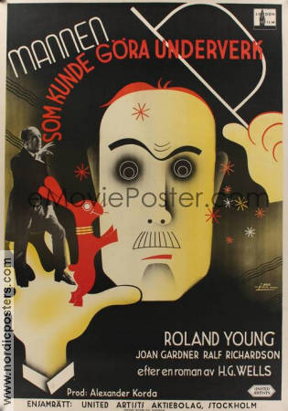 Mannen som kunde göra underverk 1936 poster Roland Young