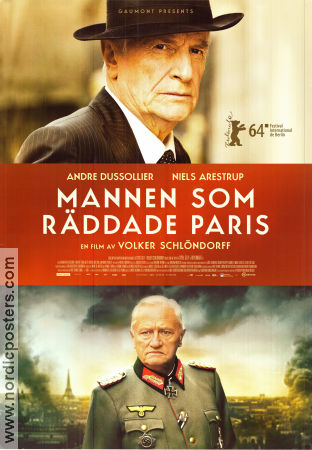 Mannen som räddade Paris 2014 poster André Dussollier Niels Arestrup Burghart Klaussner Volker Schlöndorff