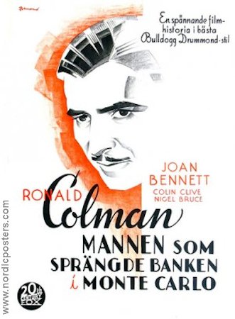 Mannen som sprängde banken 1935 poster Ronald Colman