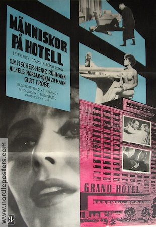 Människor på hotell 1959 poster Gert Fröbe