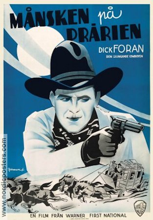 Månsken på prärien 1935 poster Dick Foran