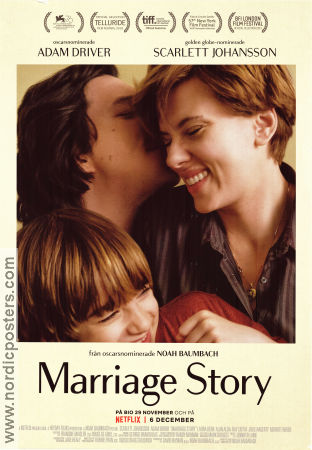 Marriage Story 2019 poster Adam Driver Scarlett Johansson Julia Greer Noah Baumbach