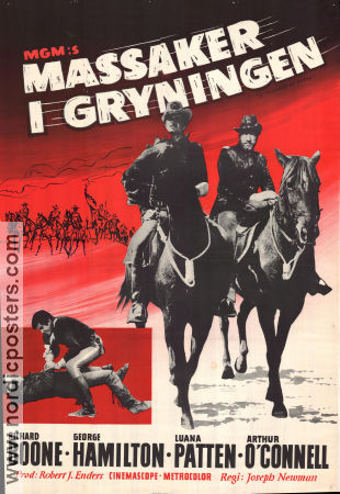 Massaker i gryningen 1961 poster Richard Boone George Hamilton Joseph M Newman