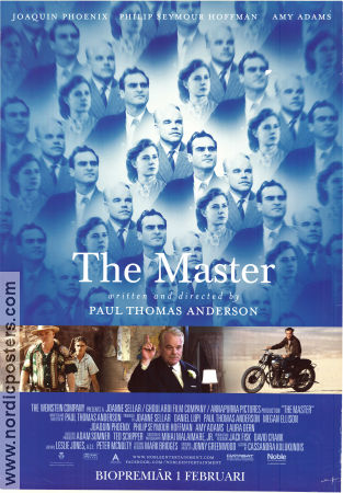 The Master 2012 poster Joaquin Phoenix Philip Seymour Hoffman Amy Adams Paul Thomas Anderson