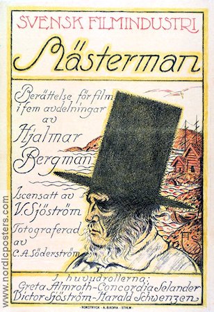 Mästerman 1920 poster Concordia Selander Victor Sjöstrom