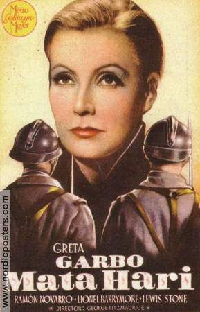 Mata Hari 1931 poster Greta Garbo Ramon Navarro