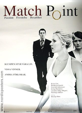 Match Point 2005 poster Scarlett Johansson Jonathan Rhys Meyers Woody Allen