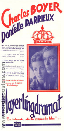 Mayerlingdramat 1936 poster Charles Boyer Danielle Darrieux Anatole Litvak