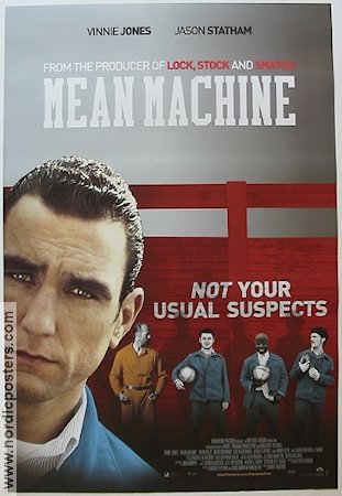 Mean Machine 2001 poster Vinnie Jones David Kelly Jason Statham Barry Skolnick