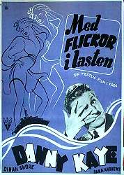 Med flickor i lasten 1944 poster Danny Kaye Dinah Shore