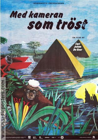 Med kameran som tröst del 2 2004 poster Kristina Abelli Elander Carl Johan De Geer Sören Peter Gustafsson Carl Johan De Geer Dokumentärer Konstaffischer