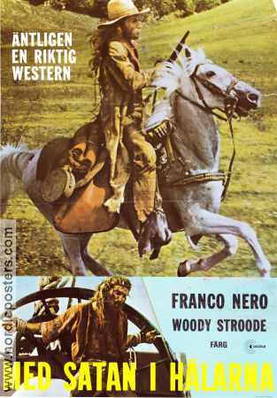 Med satan i hälarna 1976 poster Franco Nero William Berger Olga Karlatos Enzo G Castellari