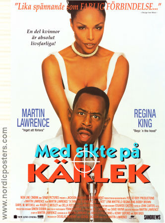 Med sikte på kärlek 1996 poster Martin Lawrence Lynn Whitfield Regina King Martin Lawrence