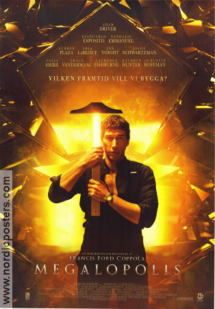 Megalopolis 2024 poster Adam Driver Giancarlo Esposito Nathalie Emmanuel Francis Ford Coppola