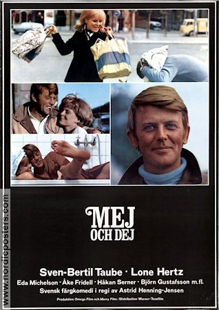 Mej och dej 1969 poster Sven-Bertil Taube