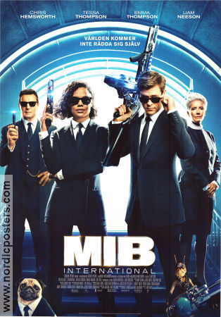 Men in Black: International 2019 poster Chris Hemsworth Tessa Thompson Kumail Nanjiani F Gary Gray