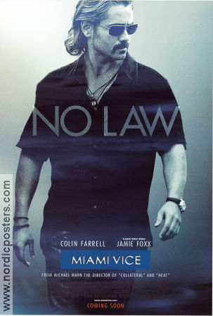 Miami Vice 2006 poster Colin Farell Michael Mann Från TV Glasögon