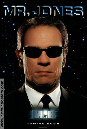 MIB Men in Black 1997 poster Tommy Lee Jones Barry Sonnenfeld Glasögon