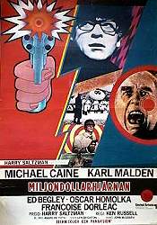 Miljondollarhjärnan 1968 poster Michael Caine Agenter