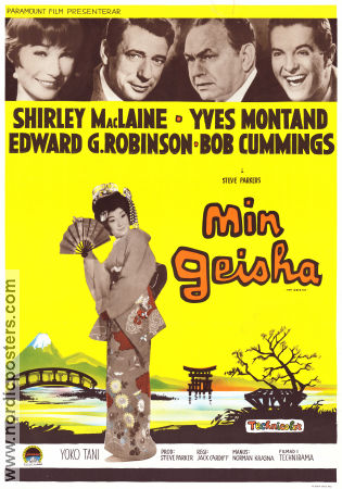 Min Geisha 1962 poster Shirley MacLaine Jack Cardiff