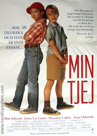 Min tjej 1991 poster Macaulay Culkin Anna Chlumsky Dan Aykroyd Howard Zieff Barn