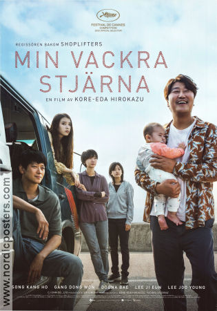 Min vackra stjärna 2022 poster Song Kang-ho Gang Dong-won Bae Doona Kore-eda Hirokazu Asien Filmen från: Korea